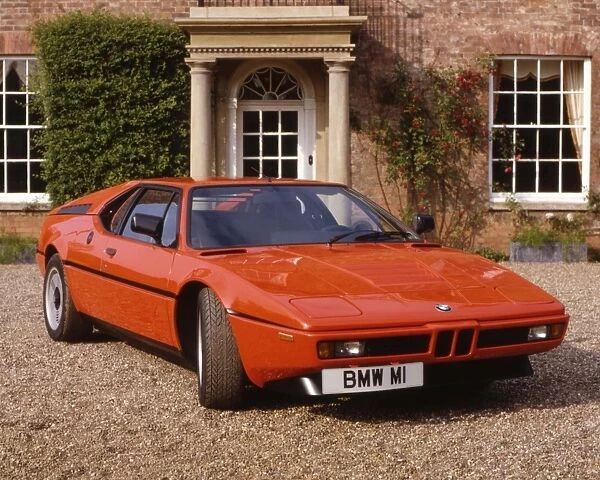 BMW M1 owner Sytner. Location Scarrington Hall, 6x6cms 100asa film. 1 of 6
