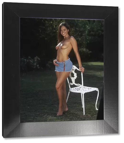 Jerri Byrne topless outdoors