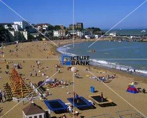 Blue Collection: Beach, Broadstairs, Kent, UK