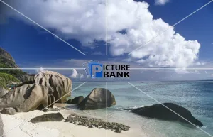 World Collection: Beach scene, Seychelles