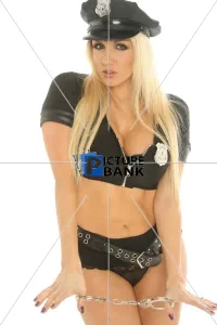 Danni Harwood Girl in a sexy police uniform