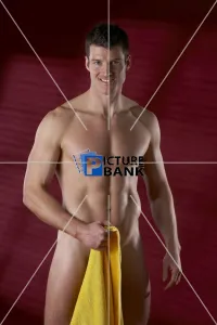 Man pin-up indoors