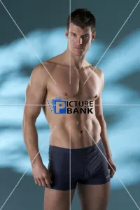 Man pin-up indoors