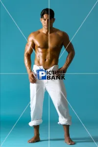 Men Gallery: Man pin-up indoors