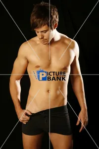 Hunk Gallery: Young man posing indoors